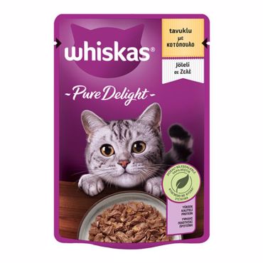 Whiskas Σε Ζελέ Με Κοτόπουλο 85G
